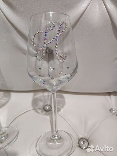 Бокалы со стразами