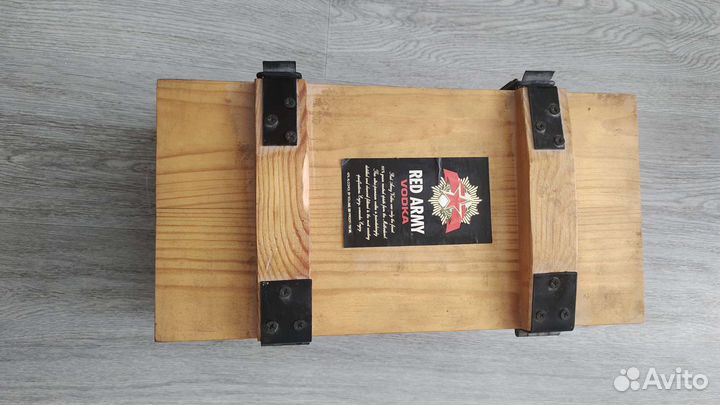 Подарочный военный ящик Red Army для спиртного