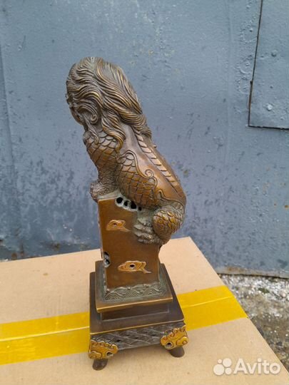 Небесный дракон бронза 27 см камбоджа