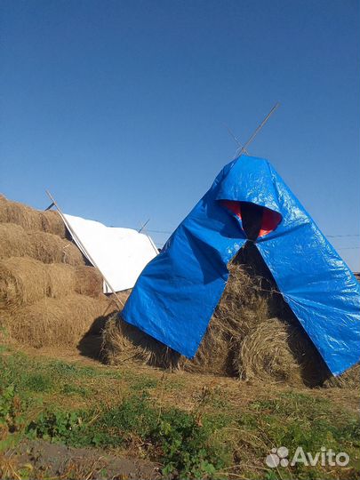 Сено в рулонах