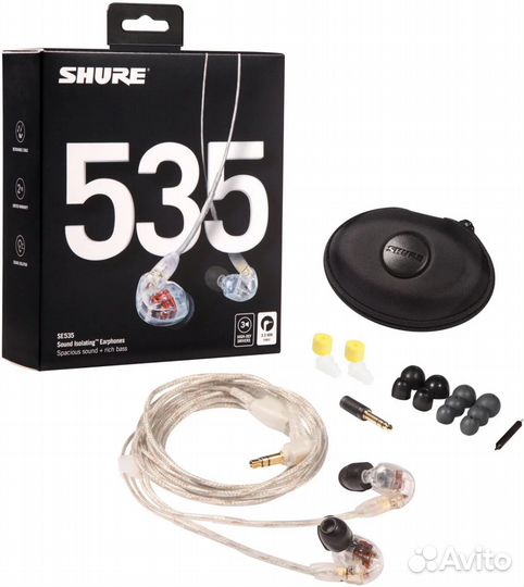 Наушники Shure SE535-CL-EFS Новые Гарантия