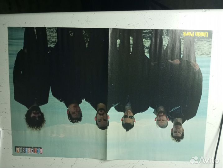 Плакат лед 3 и linkin park