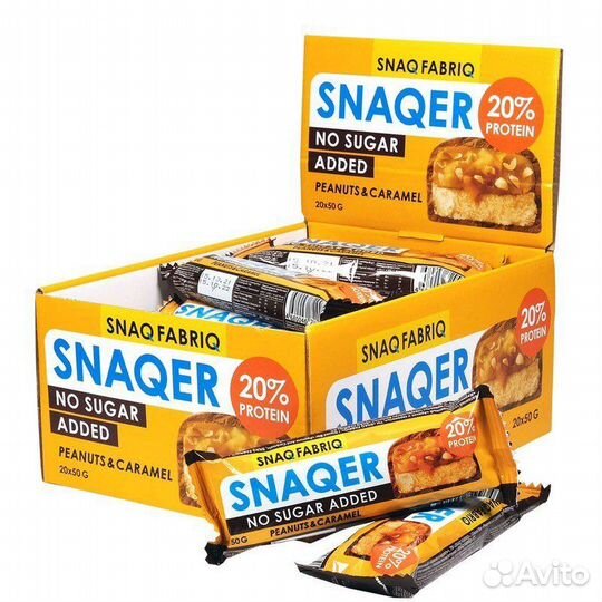 Протеиновые батончики Snaq Fabriq snaqer 30 шт