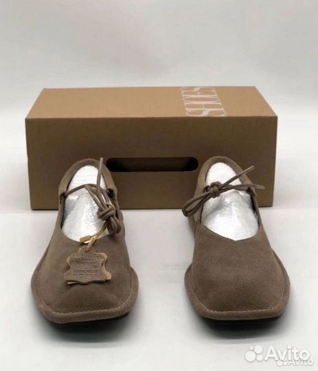 Туфли замшевые 2025