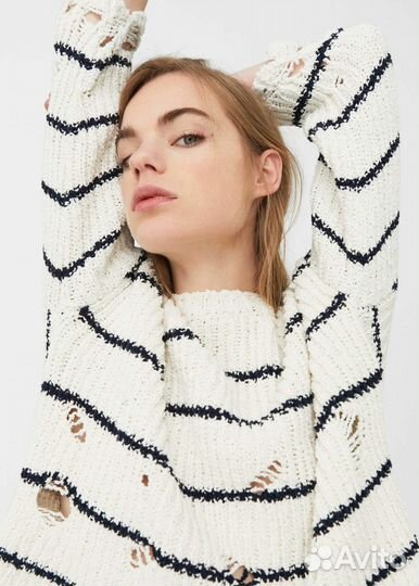 Стильный свитер Mango, хлопок