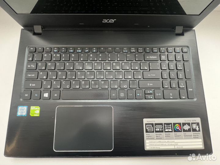 Ноутбук Acer aspire E15