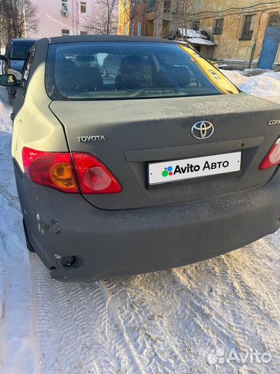 Toyota Corolla 1.6 МТ, 2008, битый, 184 500 км