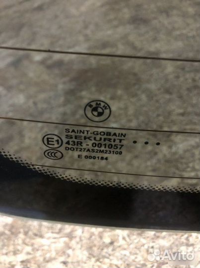 Стекло заднее Bmw E60