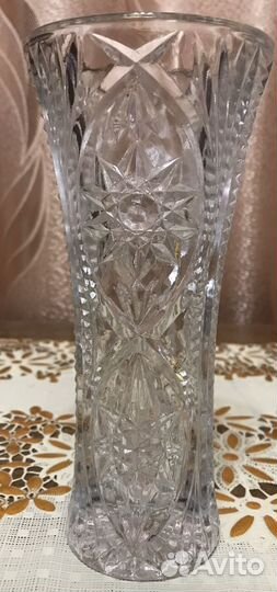 Хрустальная ваза