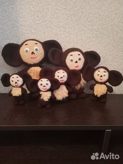 Чебурашки вязаные