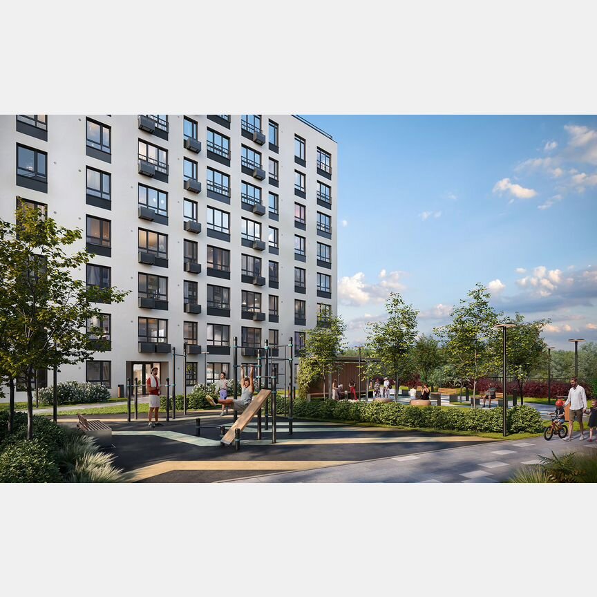 Квартира-студия, 26,6 м², 4/9 эт.