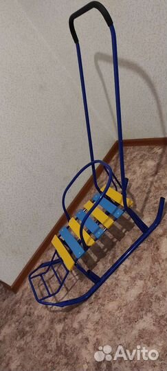 Санки + в подарок ледянки