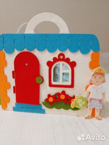 Кукольный домик из фетра