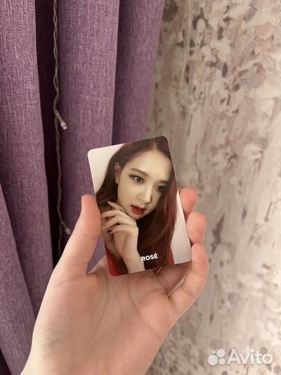 Карта розэ blackpink