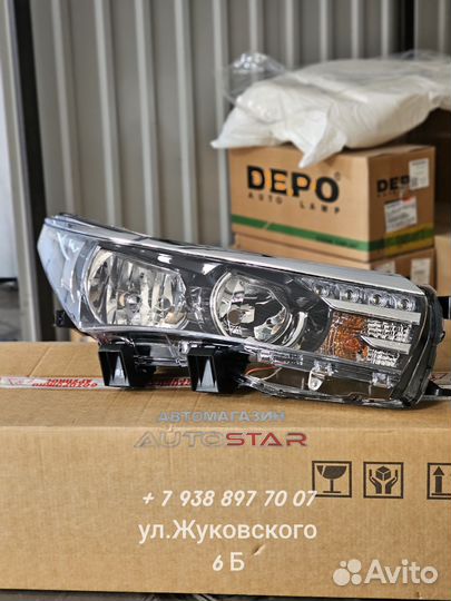 Фара toyota corolla 180