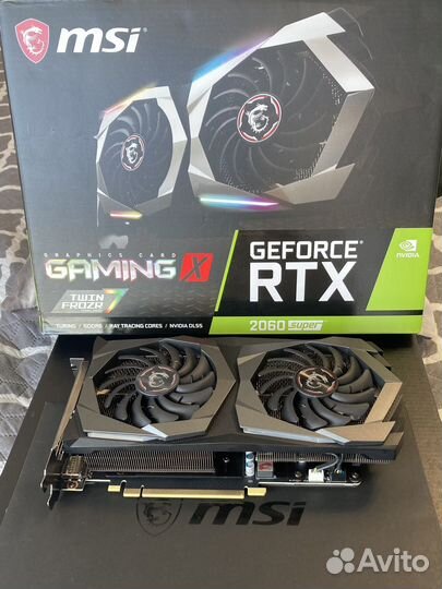 Видеокарта rtx 2060 super msi gaming X 8gb