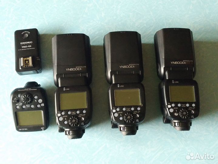 Вспышка YN600ex-rt, передатчик и приёмник