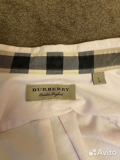 Розовая мужская рубашка Burberry