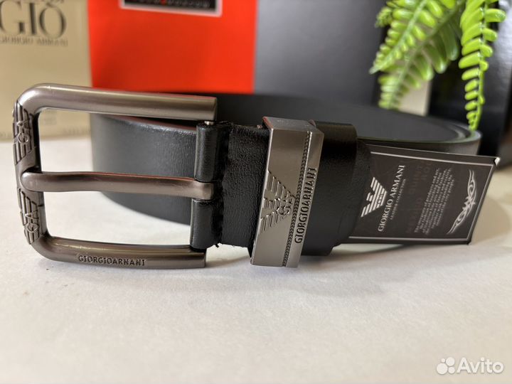 Мужской кожаный ремень