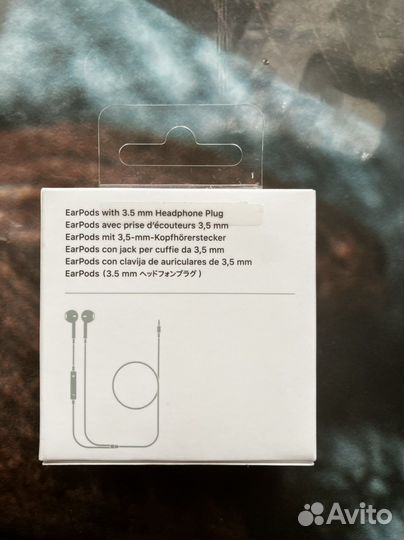 Оригинальные наушники Apple earpods 3.5