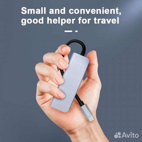 USB Хаб type-c на MacBook 3в1 bronka