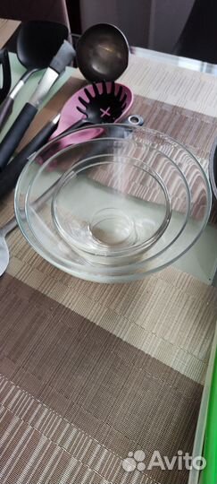 Большой набор посуды приборы бу