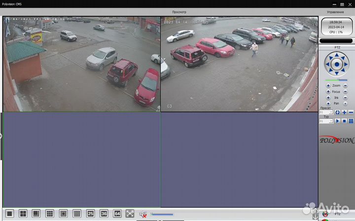 Установка системы видеонаблюдения