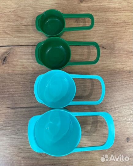 Мерные ложки цветные набор 4 штуки