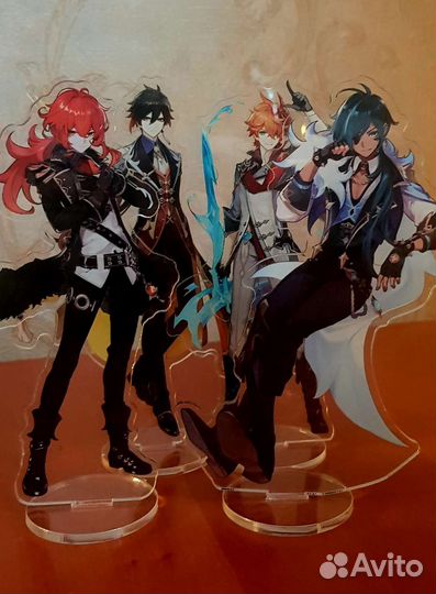 Акриловые фигурки геншин
