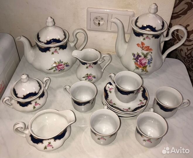 Кофейный сервиз cobalt