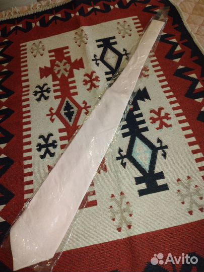 Галстук шёлковый, новый; цвет: пыльная роза