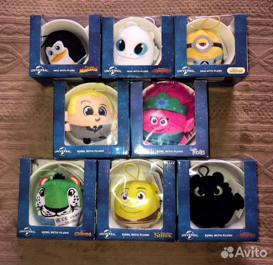 Кружки пиалы с игрушкой Магнит