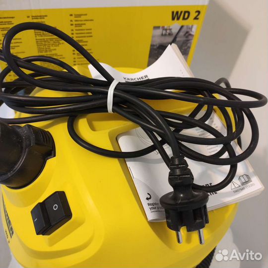 Пылесос Karcher wd 2 вместе с циклонным фильтром