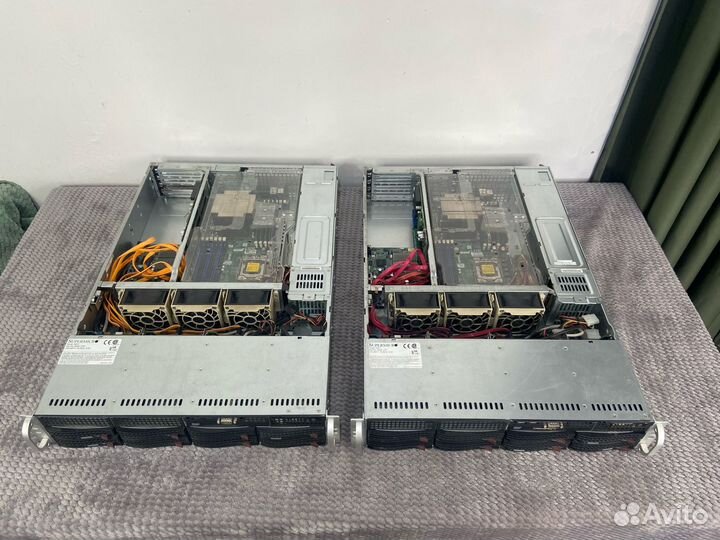 Сервер Supermicro E5620/8 Гб/250 Гб/720W - 2 штуки