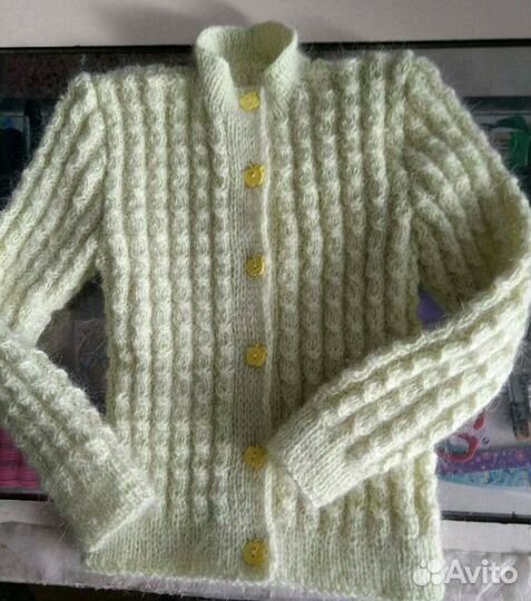 Жилетка, кофта, свитер (собачья шерсть, козий пух)