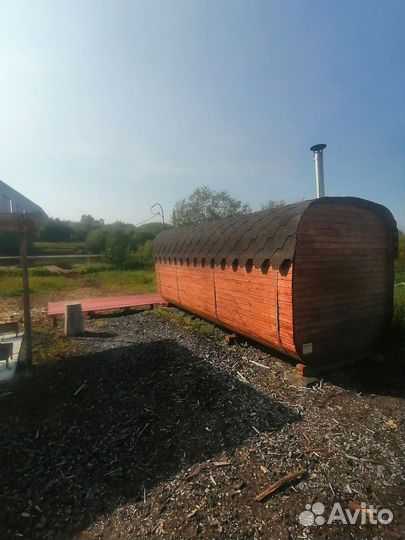 Аренда домика у реки с баней