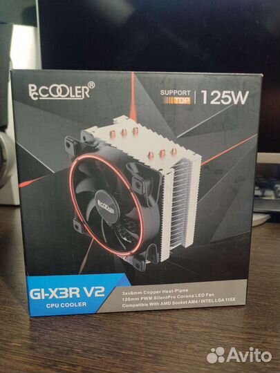 Башенный кулер PC cooler для процессора AMD, intel