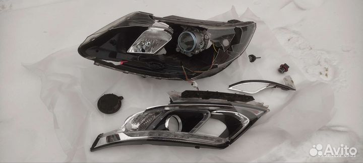 Фара передняя левая KIA sorrento 2 рестайлинг б/у