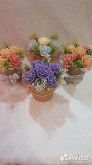 Букеты из мыла