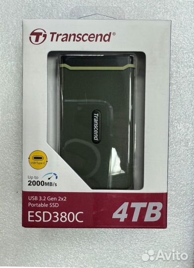 Внешний SSD 4TB Transcend ESD380С USB 3.2 Gen 2x2