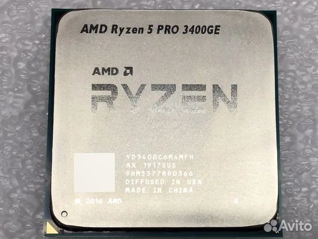 Процессор Ryzen 5 3400GE
