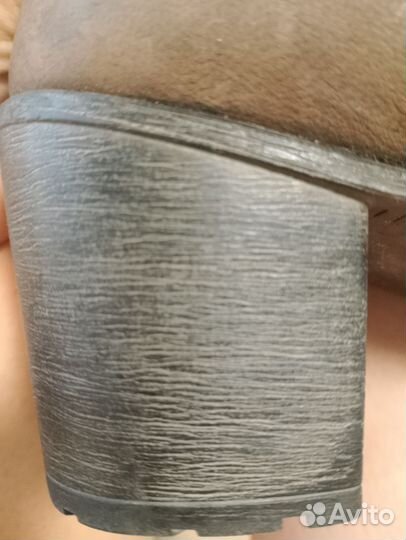 Суперские ботинки нат.замша р.36