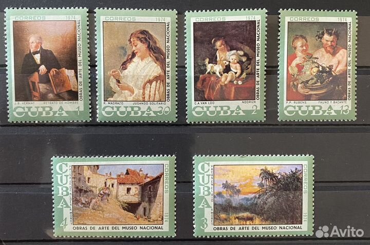 Куба 1974 Mi-1947-52