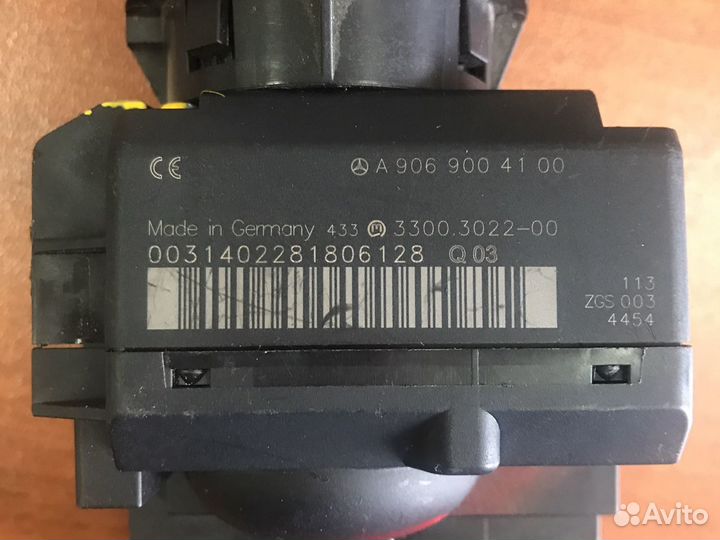 Замок зажигания mercedes