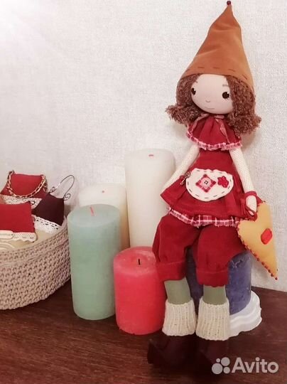 Интерьерная кукла тильда