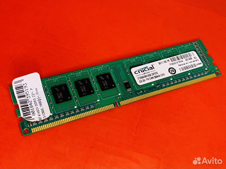 Озу DDR3 Crucial 2Gb 1600MHz (арт.1 )