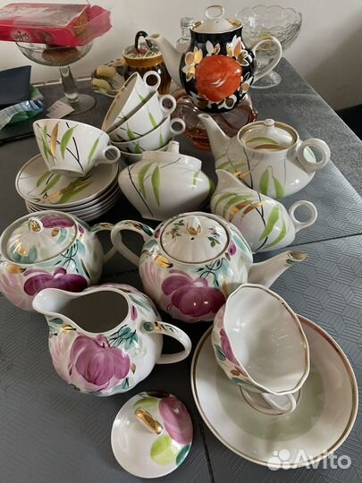 Чайный сервиз дулево и предметы