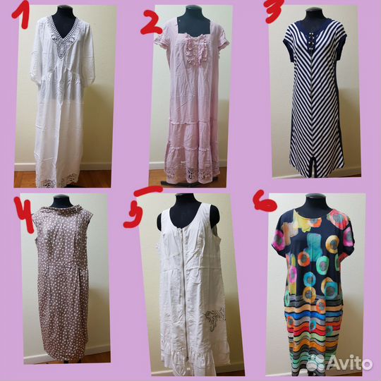 Платья летние женские, р.48-50-52