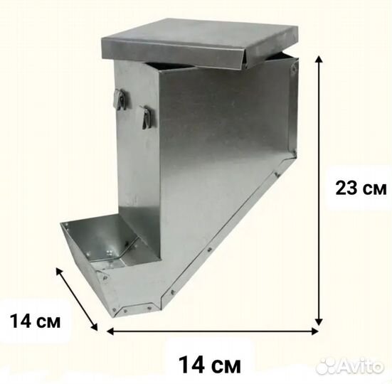 Бункерные кормушки для кроликов