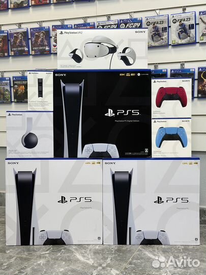 Sony PlayStation 5 (новые) + Аксессуары Sony